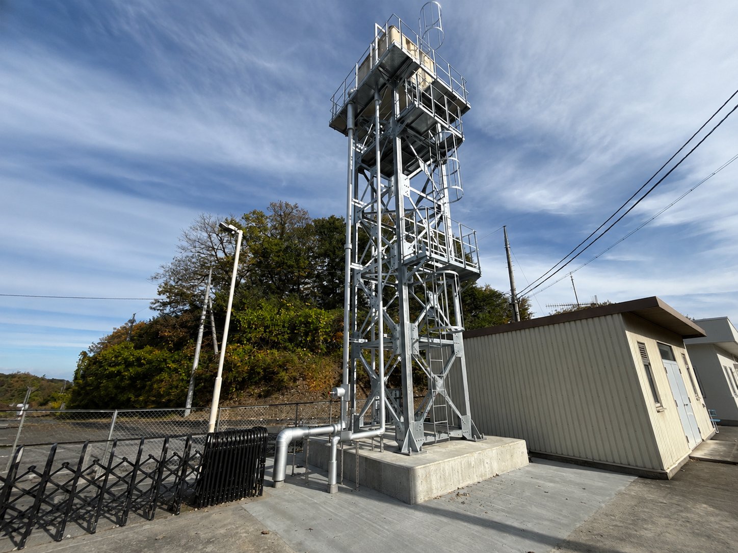 町内公園高架水槽更新工事 - 寄居町内 (2025年) | 加納設備株式会社の施工事例